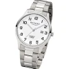 Regent Herren-Armbanduhr F-1178 Quarz-Uhr Edelstahl-Armband silber UR1153403