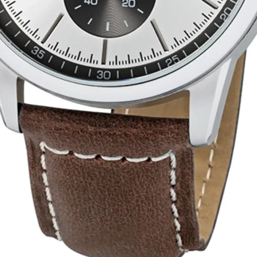 Regent Herren-Armbanduhr 32-UM-1606 Quarz-Uhr Leder dunkelbraun URUM1606