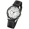 Regent Kinder-Armbanduhr F-318 Quarz-Uhr Textil-Stoff-Armband schwarz URF318