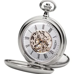 Regent Taschenuhr skelettiertes P-93 mechanisches Uhrwerk Handaufzug URP093