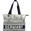 Robin Ruth Baumwolle Polyester navy beige OTG3007M