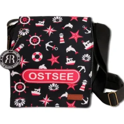 Robin Ruth Baumwolle Polyester schwarz rot OTG5109S