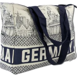 Robin Ruth Baumwolle Polyester navy beige OTG3007M
