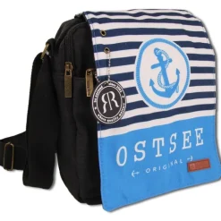 Robin Ruth Baumwolle Polyester schwarz hellblau OTG5111B