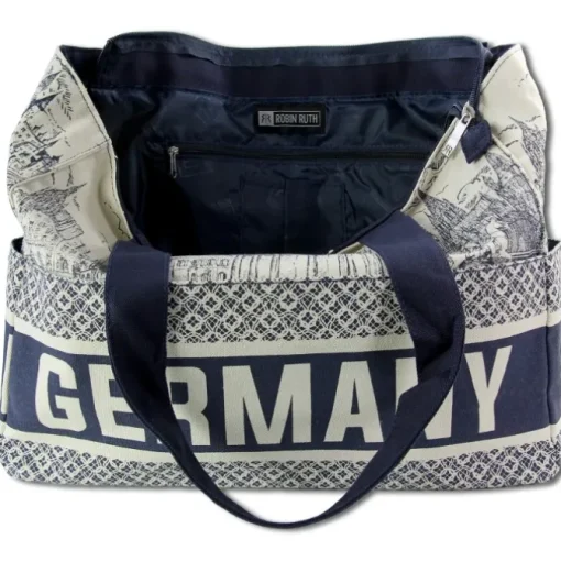 Robin Ruth Baumwolle Polyester navy beige OTG3007M