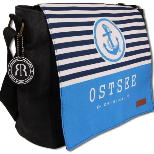 Robin Ruth Baumwolle Polyester schwarz hellblau OTG5110B