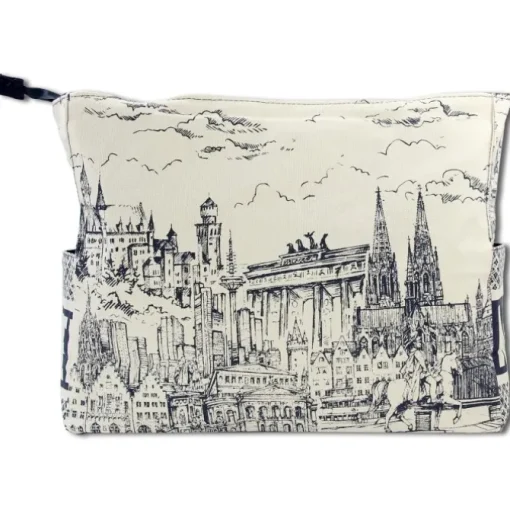 Robin Ruth Baumwolle Polyester navy beige OTG3007M