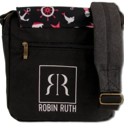 Robin Ruth Baumwolle Polyester schwarz rot OTG5109S