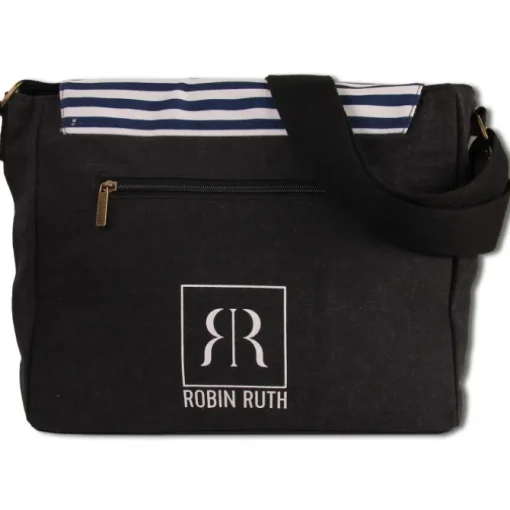 Robin Ruth Baumwolle Polyester schwarz hellblau OTG5110B