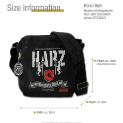 Robin Ruth Baumwolle Polyester schwarz OTG3201S