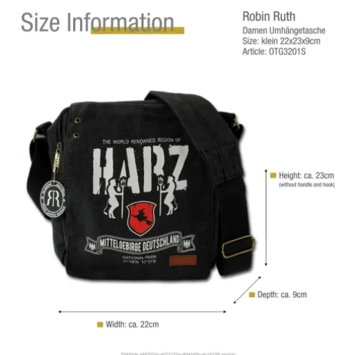 Robin Ruth Baumwolle Polyester schwarz OTG3201S