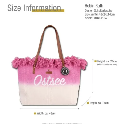 Robin Ruth Baumwolle rosa natur OTG5115A