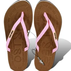 Robin Ruth Ostsee Zehentrenner Canvas rosa Flip Strandschuh Gr. 36-37 HZG210AS