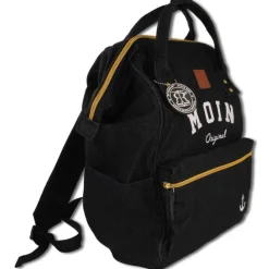 Robin Ruth Rucksack Baumwolle schwarz weiß ORG111S