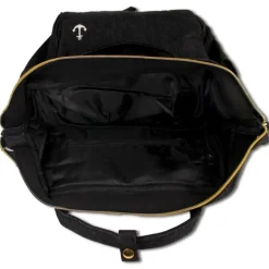 Robin Ruth Rucksack Baumwolle schwarz weiß ORG111S