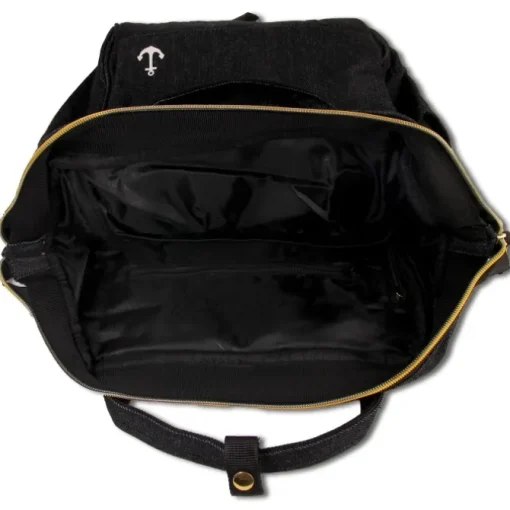 Robin Ruth Rucksack Baumwolle schwarz weiß ORG111S