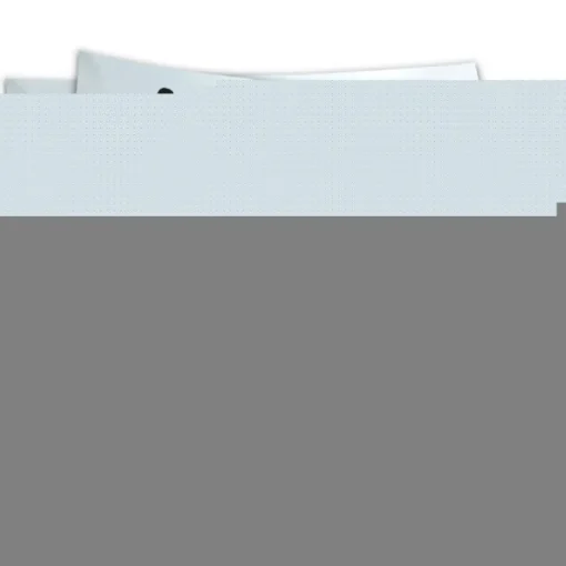 Robin Ruth wasserdichter Seesack blau weiß PVC Rollverschluss 10 L ORG6000B