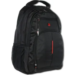 Rucksack, Notebooktasche Polyester schwarz Notebookfach Travel N Meet ORD4202S
