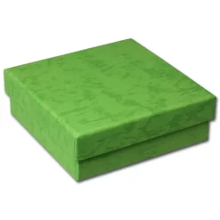 SD Geschenk-Verpackung grün Schmuckschachtel 90x90x30mm Etui VE3093G