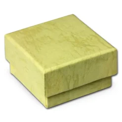 SD Schmuckschachtel ocker Geschenk-Verpackung 40x40x25mm Etui VE3042N