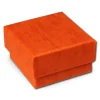 SD Schmuckschachtel orange Geschenk-Verpackung 40x40x25mm Etui VE3042O