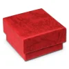 SD Schmuckschachtel rot Geschenk-Verpackung 40x40x25mm Etui VE3042R