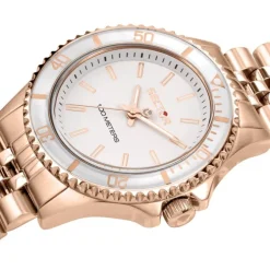 Sector Damen Armbanduhr Analog Edelstahlarmband roségold USE53161531
