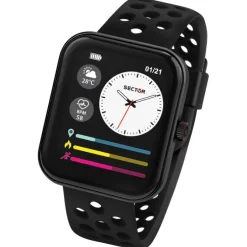 Sector Herren Armbanduhr Analog-Digit Silikonband schwarz USE51159001
