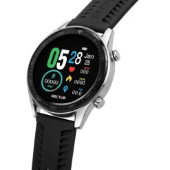 Sector Herren Armbanduhr AnalogDigital Silikonband schwarz USE51232001