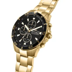 Sector Herren Armbanduhr Chrono Edelstahlarmband gold USE73643008