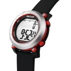 Sector Herren Armbanduhr Digital Silikonarmband schwarz USE51546002