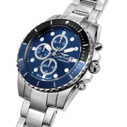 Sector Herren Armbanduhr Chrono Edelstahlarmband silber USE73776003