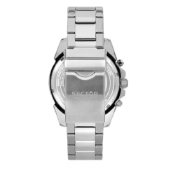 Sector Herren Armbanduhr Chrono Edelstahlarmband silber USE73776003