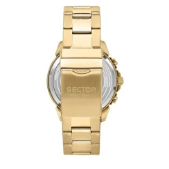Sector Herren Armbanduhr Chrono Edelstahlarmband gold USE73643008