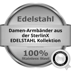 Shamballa Armband original Sterlinx mit 5 rosa Glitzerkugeln SHS51A
