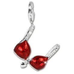 SilberDream 925 Charm Bikini BH Armband Anhänger Silber FC3005R