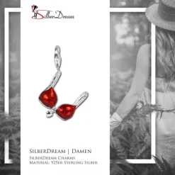 SilberDream 925 Charm Bikini BH Armband Anhänger Silber FC3005R