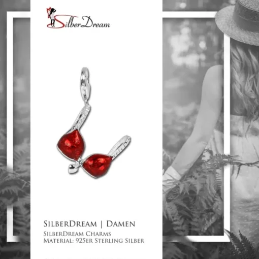 SilberDream 925 Charm Bikini BH Armband Anhänger Silber FC3005R