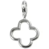 SilberDream 925 Charm Blüte Armband Silber Anhänger FC3128