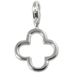 SilberDream 925 Charm Blüte Armband Silber Anhänger FC3128