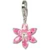 SilberDream 925 Charm Blume rosa Armband Ketten Anhänger FC4114