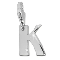 SilberDream 925 Charm Buchstabe K Silber Armband Anhänger FC70K
