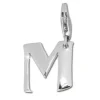 SilberDream 925 Charm Buchstabe M Silber Armband Anhänger FC70M