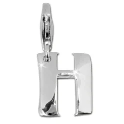 SilberDream 925 Charm Buchstabe H Silber Armband Anhänger FC70H