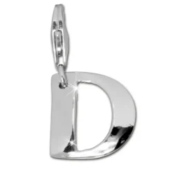 SilberDream 925 Charm Buchstabe D Silber Armband Anhänger FC70D