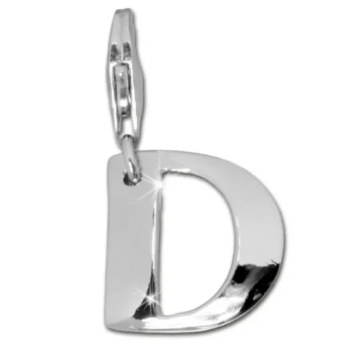 SilberDream 925 Charm Buchstabe D Silber Armband Anhänger FC70D
