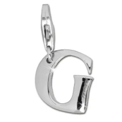 SilberDream 925 Charm Buchstabe G Silber Armband Anhänger FC70G