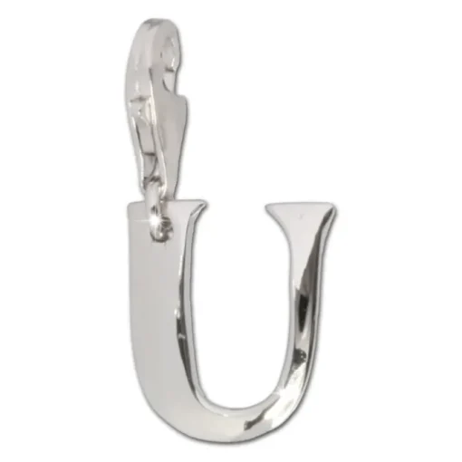 SilberDream 925 Charm Buchstabe U Silber Armband Anhänger FC70U