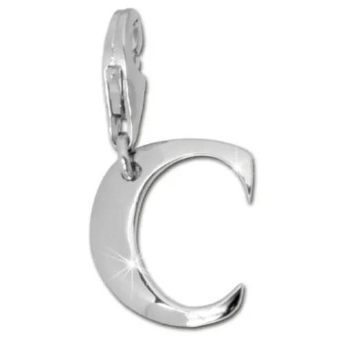 SilberDream 925 Charm Buchstabe C Silber Armband Anhänger FC70C
