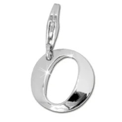 SilberDream 925 Charm Buchstabe O Silber Armband Anhänger FC70O